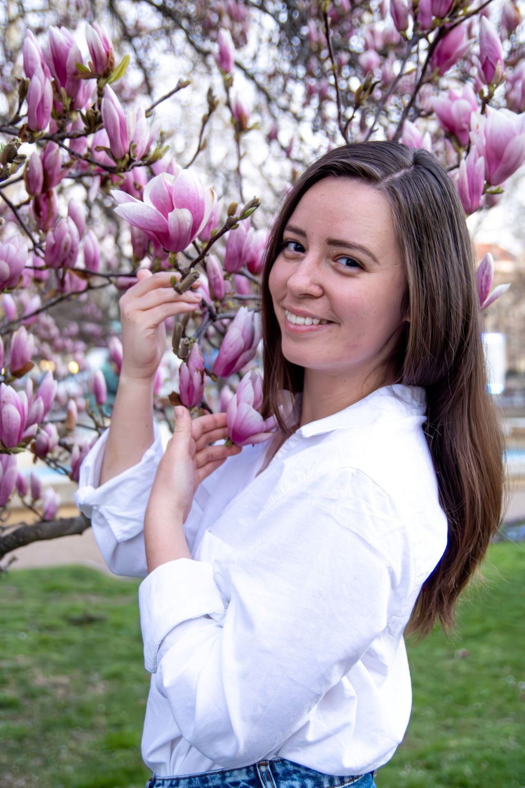 Magnóliás fotózás Szegeden